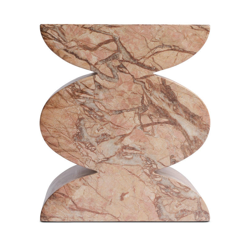 Aztec Side Table (Marble Finish)
