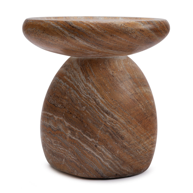 Terracotta Travertine Finish