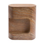 Palermo Side Table (Natural Stone Finish) - Terracotta Travertine Finish