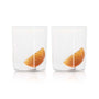 Aperitif Gobelets (Set of 2) - Clear / Amber