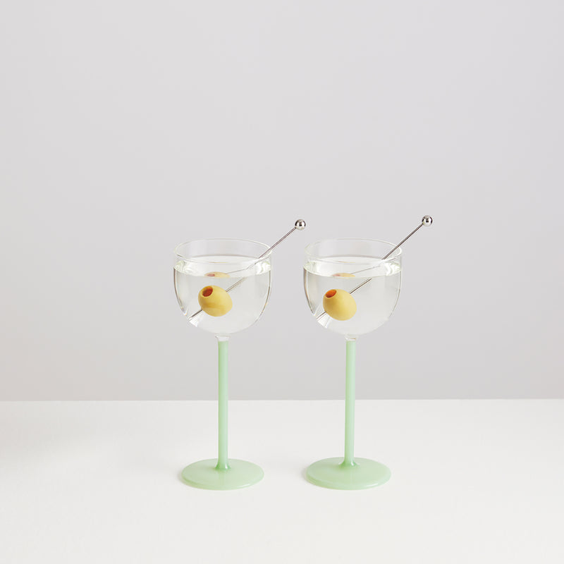 Nick &amp; Nora Glasses (Set of 2, Mint)