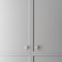 Ascot Knob - Nickel / Large