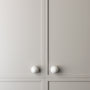 Hubble Marble Knob - White / Large