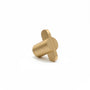 Intersect Knob - Brass