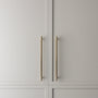 Linear Pull - Aged Brass / Medium