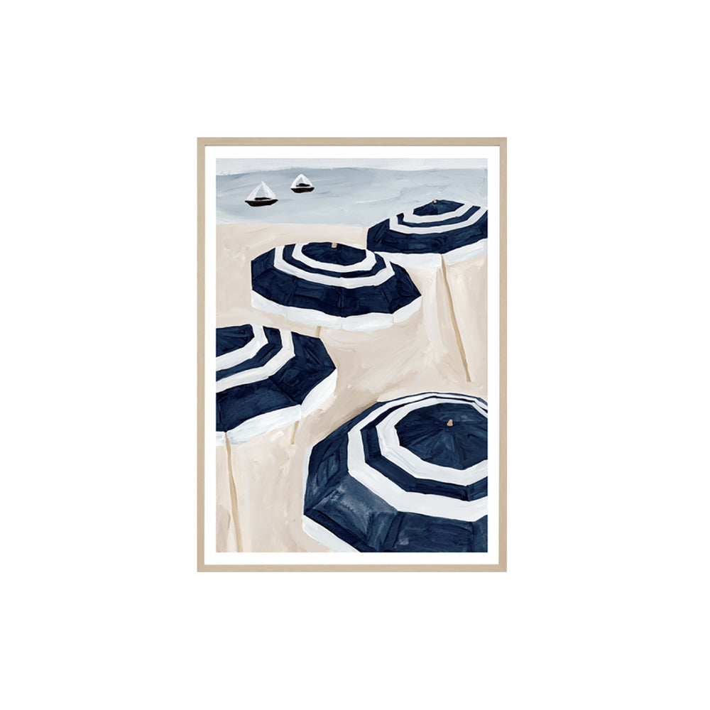 European Beach 2 Framed Print