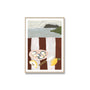 Mediterranean Alfresco 2 Framed Print - Dusk / 33 x 45cm