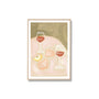 Mediterranean Alfresco 4 Framed Print - Dusk / 33 x 45cm