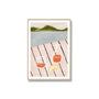 Mediterranean Alfresco 5 Framed Print - Dusk / 33 x 45cm