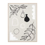 Pottery Collection 1 Framed Screenprint - 75 x 100cm