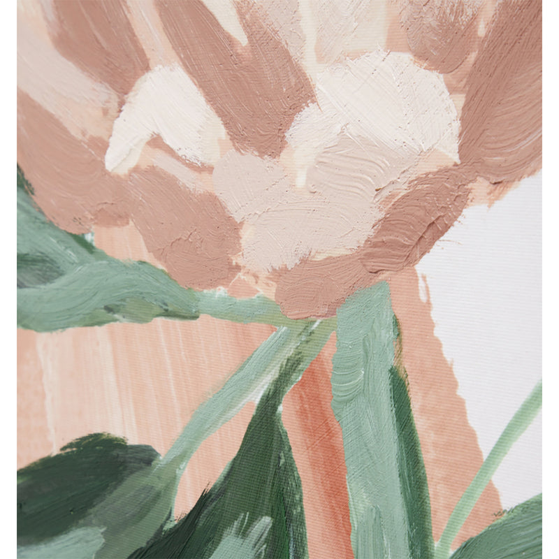 Protea Study Framed Canvas