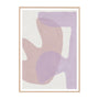 Tilmi 2 Framed Print - Lilac / 33 x 45cm