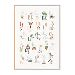 Watercolour Alphabet Pastel Print