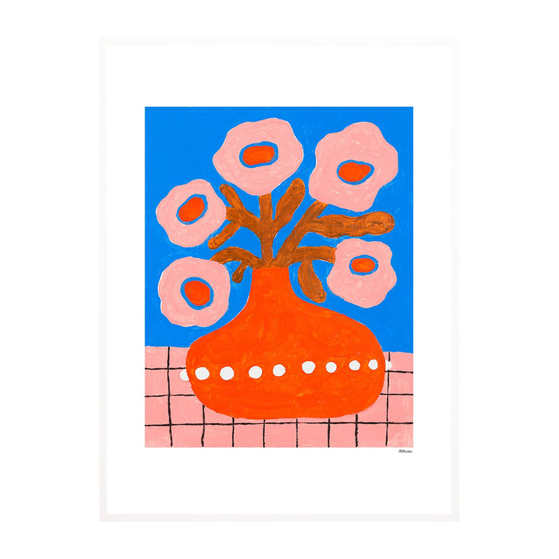 Flowers in a Pearl Vase Print