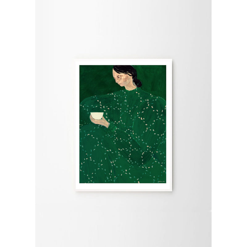 Coffee Alone at Place De Clichy Print
