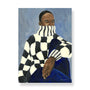 Check Art Print - 70 x 100cm