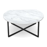 Luxe Round Marble Coffee Table