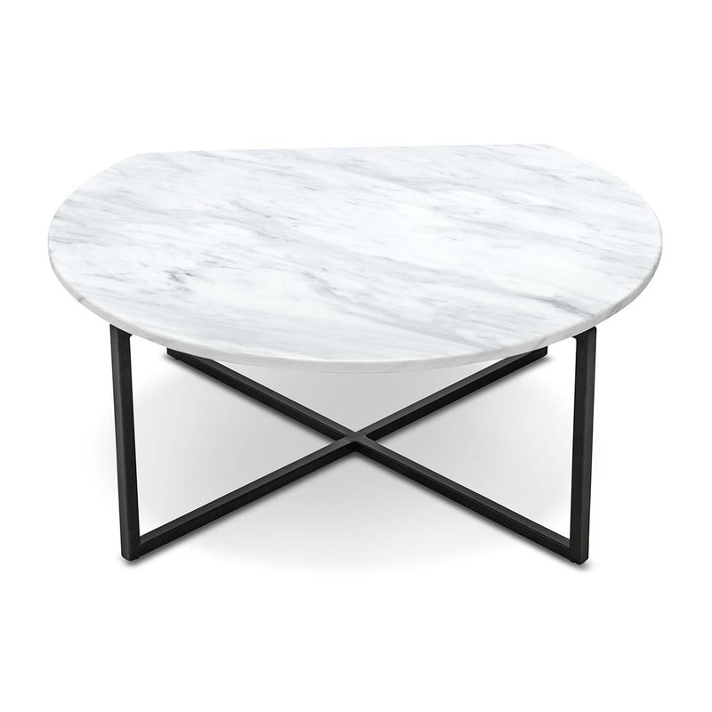 Luxe Round Marble Coffee Table
