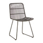 Granada Sleigh Dining Chair - Licorice