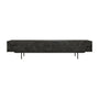 Graphic 2 Drawer Entertainment Unit - Black Teak