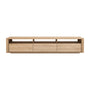Shadow 3 Drawer TV Unit - Oak
