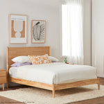 Luna Timber Double Bed (Oak)