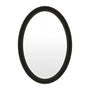 Iona Oval Mirror (80 x 115) - Black