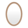 Iona Oval Mirror (80 x 115) - Taupe