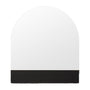 Mira Arched Mirror - Coal