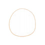 Organic Mirror (Brass) - 70 x 80cm