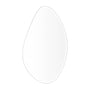 Pebble Mirror (120 x 70cm) - Bright White