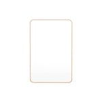 Simplicity Curve Rectangle Mirror (Oak)
