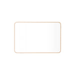 Simplicity Curve Rectangle Mirror (Oak)