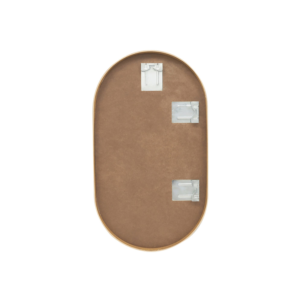 Simplicity Oval Mirror (Oak)