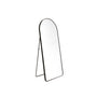 Simplicity Standing Arch Curve Mirror (Black) - 65 x 152cm