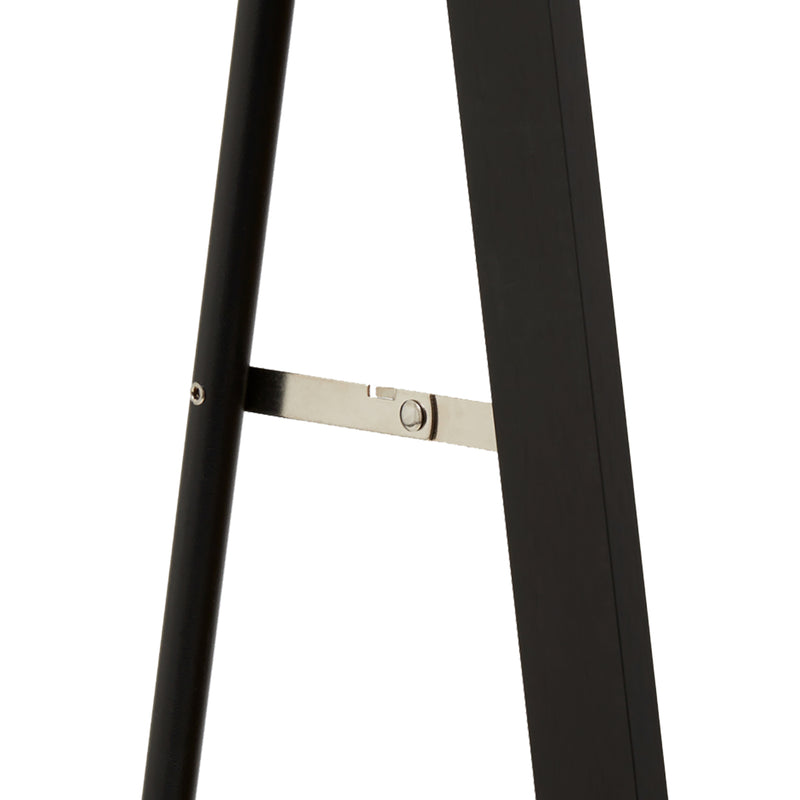 Simplicity Standing Arch Curve Mirror (Black)