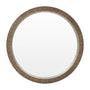 Wood Circle Mirror - Hazel / 65cm