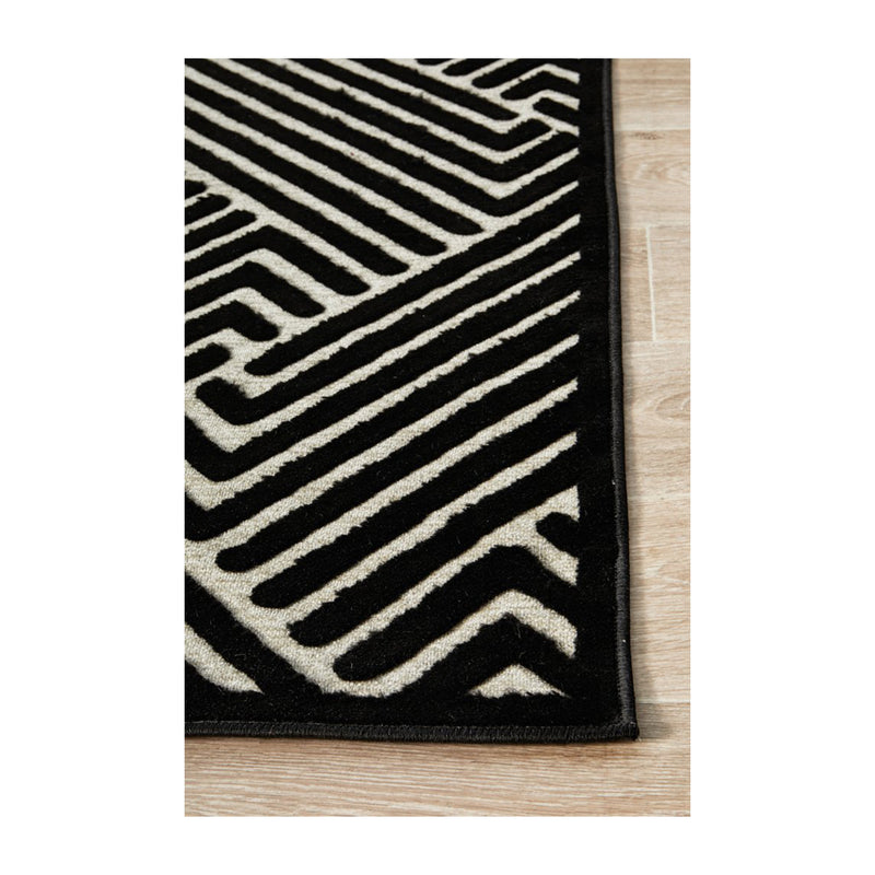 York Rug (Black/Gold)