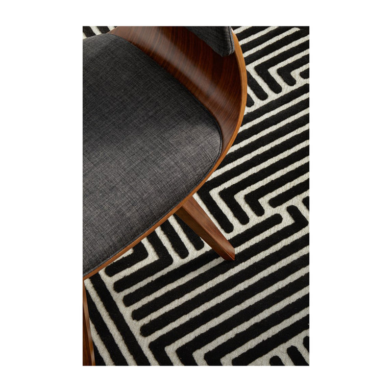 York Rug (Black/Gold)