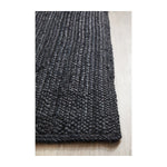 Bondi Rectangle Runner Rug (Black)