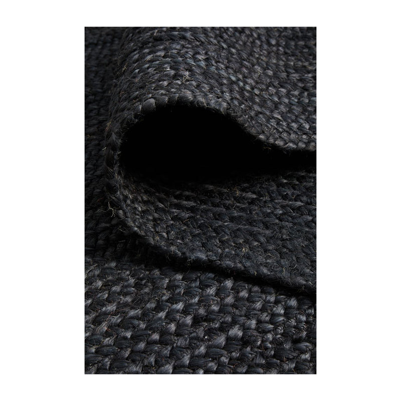 Bondi Rectangle Runner Rug (Black)