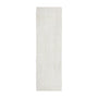 Bondi Rectangle Runner Rug (White) - 0.8 x 3m