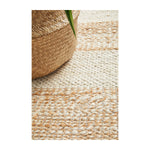 Noosa 555 Runner Rug (Natural, White)