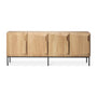 Stairs 4 Door Sideboard - Oak