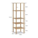 Ollie 5 Tier Tall Display Shelving Unit