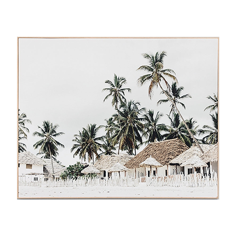 Quiet Island Framed Canvas