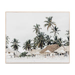 Quiet Island Framed Canvas