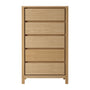 Solid Chest of 5 Drawers - Oak