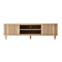 Koppar Media Cabinet with 2 Doors & Removable Shelf - Oak