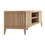 Koppar Media Cabinet with 2 Doors &amp; Removable Shelf